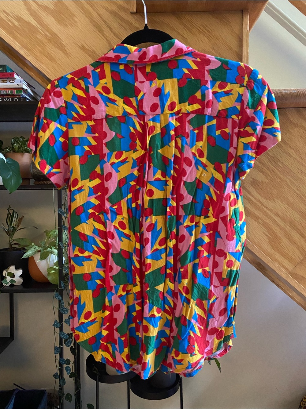 Nooworks Joyce Shirt in Macarena Multicolor Geometric Print - Picture 4 of 5